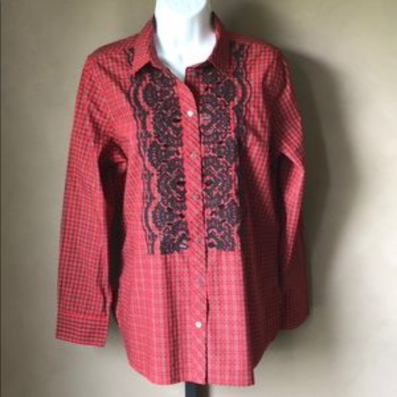 J. Crew Women’s Embellished Shirt - Picture 1 of 3